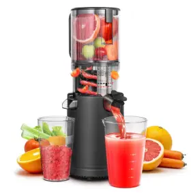 Aaobosi 724087118983 Slow Cold Press Juicer Machine Electric Masticating Extractor Easy Cl