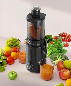 N0a38a Acoqooz Juicer Machines Cold Press Whole Fruit And Vegetable With 4.3 Inch Feeding
