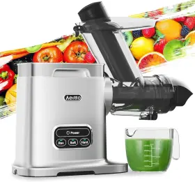 1521 Aeitto Juicer Machine Slow With 3.6 Inch Wide Chute