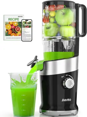Aeitto 313035471487 Cold Press Juicer Machines For Whole Fruits And Vegetables Large F