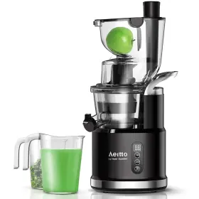 Aeitto 680358254036 Cold Press Juicer Machine Slow Masticating Technology Black
