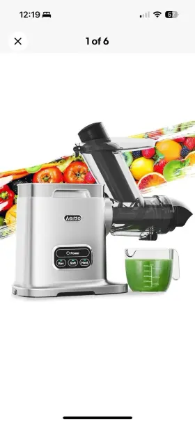 Hsi-1521 Aeitto Cold Press Juicer Masticating