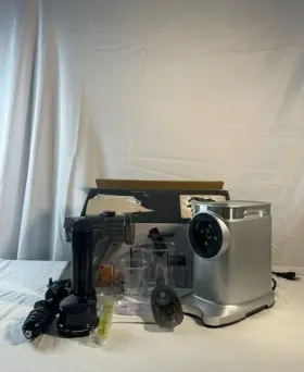 Zm1521 Aeitto Silver Corded Electric Slow Juicer Machine With User Manual
