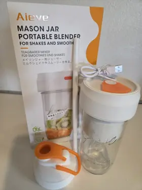 Ajl-g0309 Aieve Portable Blender Juicer Cup Usb Rechargeable Smoothies Mixer Fruit Machine Us