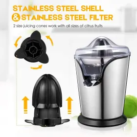 Aiheal 754194085809 Orange Juicer Machine Electric Citrus With Two Interchangeable #2