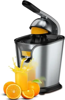 Ainclte 718347251350 Electric Citrus Juicer Squeezer Stainless Steel 150 Watts Of Power For
