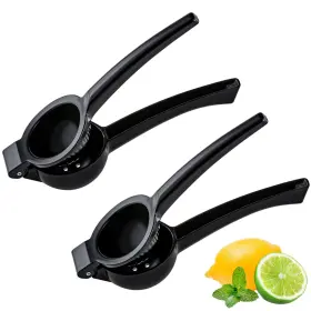 Amazing Abby 711233295588 2-pack Aluminum Lemon Squeezer Metal Citrus Press Juicer Food-grade Squeeze