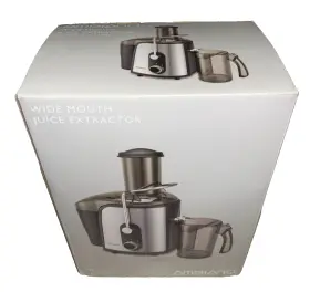 01350 Ambiano Juice Extractor 800w Countertop Juicer Large Feed Tube Pulp Bin Dw Safe