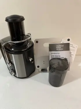 800w Ambiano 061461810009 Wide Mouth Juice Extractor Large Chute 2 Speed Settings Jug 1000ml