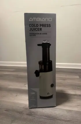 Ambiano 850015418778 Aldi Grocery Store Cold Press Juicer 130 Watts Tested