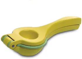 8731 Amco 2-in-1 8.8-inch Aluminum Squeezer - Comfortable Juicing For Gray