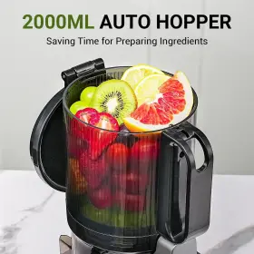 Amzchef 702367547708 Juicer Machines 5.3-inch Self-feeding Masticating Fit Whole Fr #3
