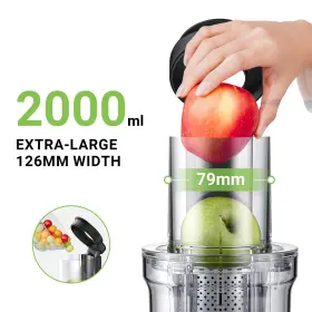 Amzchef 702367547722 Cold Press Juicer Machines - 3.1 Inch Large Feed Chute For Whole #2