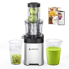 Amzchef 702367547722 Cold Press Juicer Machines - 3.1 Inch Large Feed Chute For Whole