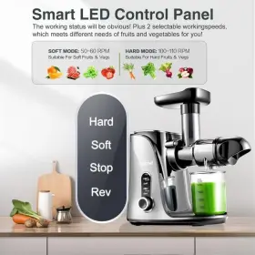 Amzchef 769390492757 Juicer Machines Slow Cold Press With 2 Speed Modes Travel Bo #2