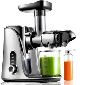 Amzchef 769390492757 Juicer Machines Slow Cold Press With 2 Speed Modes Travel Bo