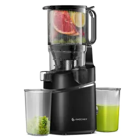 Amzchef 788567535813 Cold Press Juicer 5.3 Inch Self-feeding Machines For Whole Vegetable And Fr