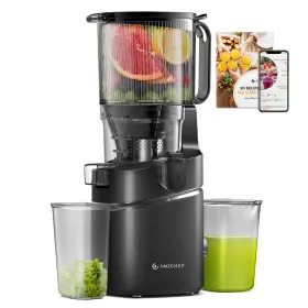 B0cftztz4c Amzchef Cold Press Juicer 5.8 Inch Self-feeding For Whole Veg And Fruit High Yield