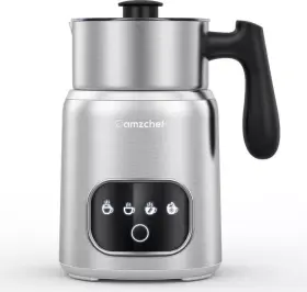 Mmf-1002 Amzchef Milk Frother Steamer 4-in-1 Electric Warmer Automatic Hot Or Cold