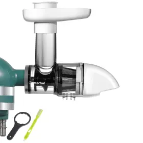P-003a-wt Amzchef Masticating Juicer Attachment For Kitchenaid All Models Stand Mixers Mastica