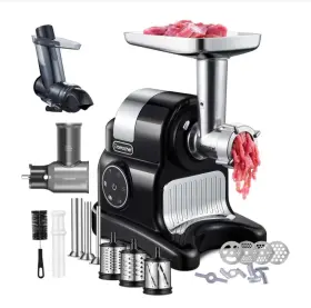Ul1517 Amzchef Innovative Slow Machine 5-in-1 Multifunctional Juicer Black