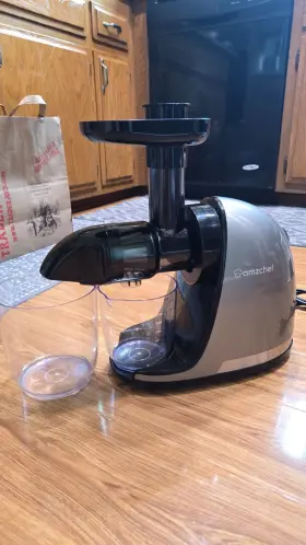 Zm1051 Amzchef Cold Press Juicer Slow Masticating Machines With Reverse Function