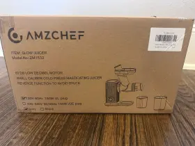 Zm1532 Amzchef Slow Juicer Grey - Brand New