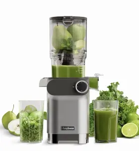 B0gkgfkfm9 Anybear Cold Press Juicer 200w Masticating Slow 4.3 Inch Large Feed Chute Fit