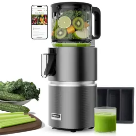 Sj-081 Anybear Cold Press Juicer With 4.9 Inch Large Feed Chute 350w Masticating