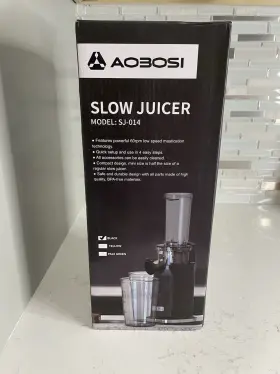 Sj-014 Aobosi Aaobosi Slow Masticating Juicer With 2-speed Modes - Cold Press Machine #2