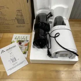 Sj-022 Aobosi Sj022 Slow Juicer Large Feed Chute White Masticating Model