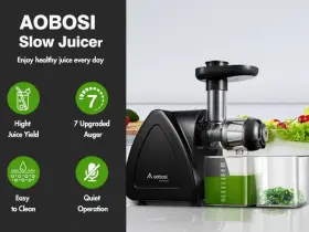Zm1520 Aobosi Slow Masticating Juicer