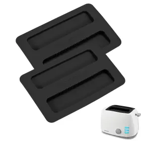 B0d3d5kfxv Aogewon 2 Pack Silicone 2-slice Toaster Cover Lid Bread Washable Kitchen Appliance