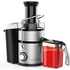 Aoibox 313027035062 1200-watts 34 Oz. Silver Centrifugal Juicer Machines With Extra Large 3 Inch Feed