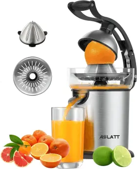 B602 Aslatt Electric Citrus Juicer Squeezer Stainless Steel Orange