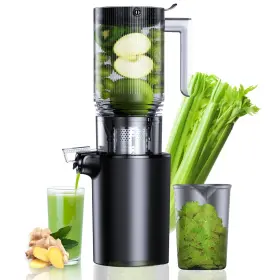 Assountgh 749614977765 Juicer Machines Cold Press With 5.4 Inch Extra Large Feed Chute Slow Mas