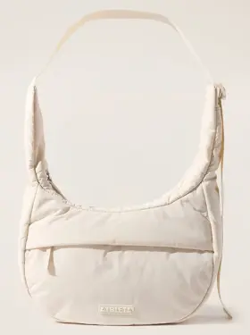 657069 Athleta All About Small Crossbody Hobo Bag Color Bone New With Tag Sale On