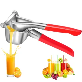 Bak24-02-20 Bakpoco Lemon Juicer Squeezer Stainless Steel Large Manual Citrus Hand Press F