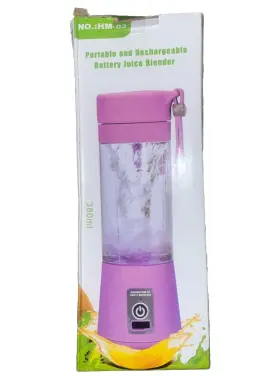 Hm-03 Baoxi Portable And Rechargeable Battery Juice Blender New Sealed Travel Juicer