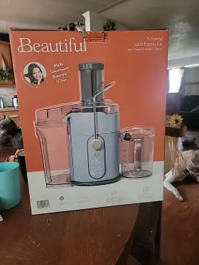 42898c1 Beautiful Drew Barrymore 5 Speed Juice Extractor Opened/new