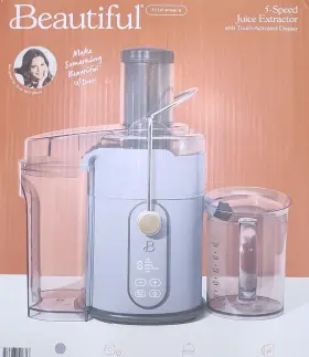 48646136 Beautiful By Drew Barrymore 5-speed 1000w Electric Juice Extractor With Touch Activated Display