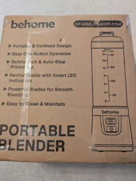 Behome Cp-ugz-1154 Portable Blender Cp-ugz-1154/hy-1154