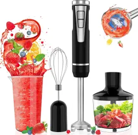 Rhb-108sd-3 Beizuzu 4-in-1 Cordless Handheld Blender With 500ml Container - Rechargeable Mixer