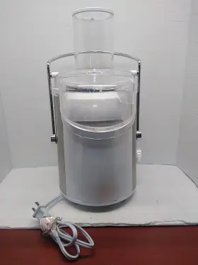 Xj-bk129 Bella High Power Juice Extractor White Missing Top Cover And Side Cup Tested #3
