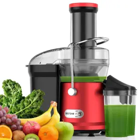 Bestome 717967491672 Juicer 1200w Machine With 3 Inch Feed Chute For Whole Fruits And Vegs Du