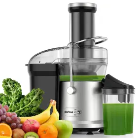 Bestome 717967491757 Juicer 1200w Machine With 3 Inch Feed Chute For Whole Fruits And Vegs Du