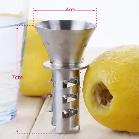 Bestutensils 723610246919 Best Utensils Stainless Steel Manual Lemon Juicer Squeezer Reamer 18/8 Stainl #2