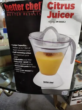 Im-505cj Better Chef Citrus Juicer Model 1 Liter 33 Oz Brand New Inside