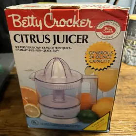 Bc1472 Betty Crocker 063788 Vintage Citrus Juicer 24oz. - Model #3