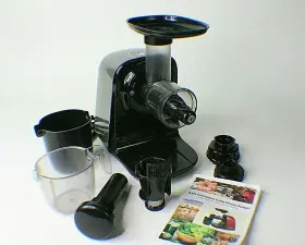 Biochef 341061010364 Cold Press Axis Compact Juicer Fruit Vegetables Silver Excellent #2